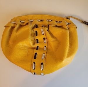 Jimmy Choo leather clutch